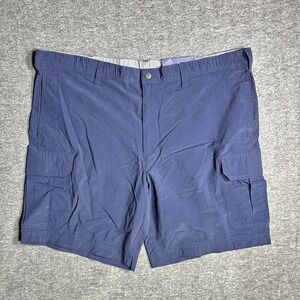 Croft & Barrow Cargo Shorts Mens Size 44 Blue Quick Fry outdoor Hiking UPF 15+